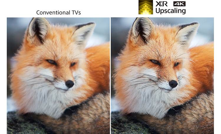 Sony MASTER Series XR-65A90J XR 4K Upscaling intelligently recreates lost textures and detail in lower-res content