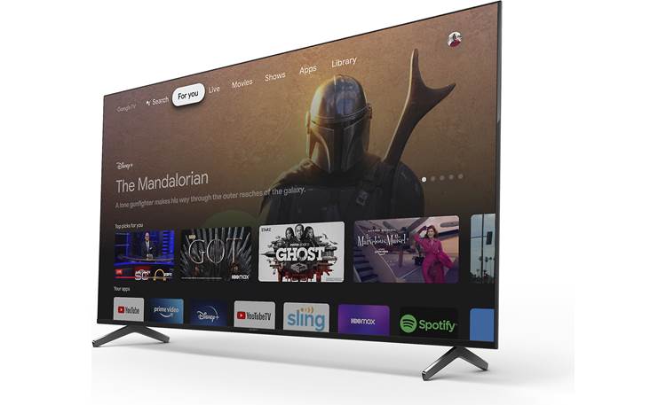 Sony BRAVIA XR-65X90J Includes Google TV streaming platform and built-in Google Assistant