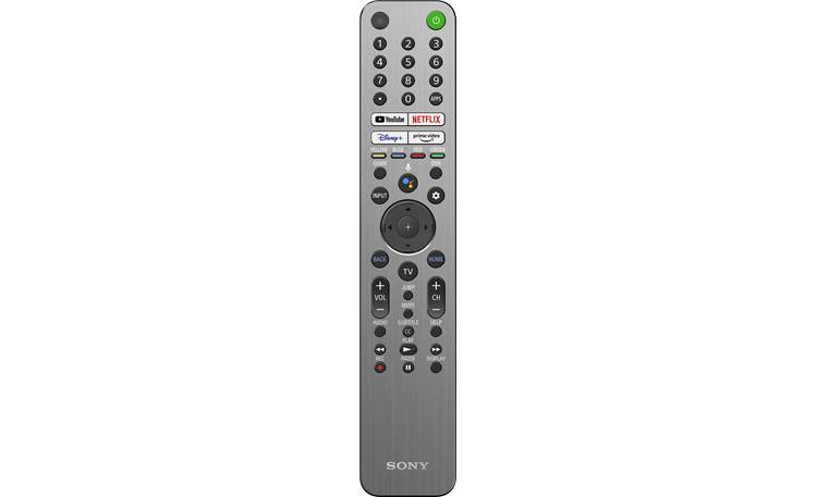 Sony MASTER Series XR83A90J Remote has built-in Google Assistant