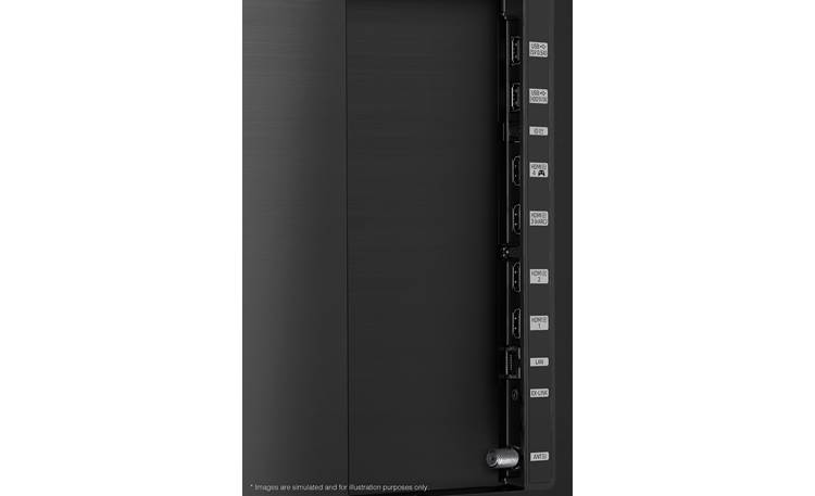 Samsung QN85Q80A Rear-panel A/V connections