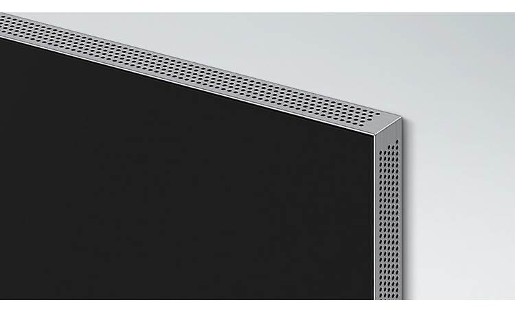Samsung QN75QN800A Speakers built into the edge of the TV help track sounds as they move across the screen