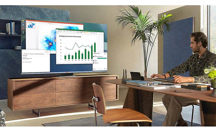 Samsung QN65QN800A TV can be used as a monitor, making it a great addition to your office