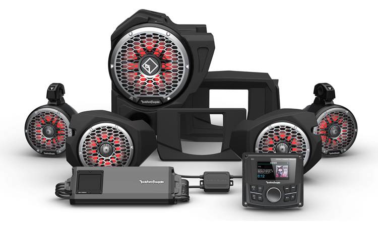 Rockford Fosgate RZR14-STG5 Stage 5 audio upgrade kit for select 2014-up Polaris RZRs
