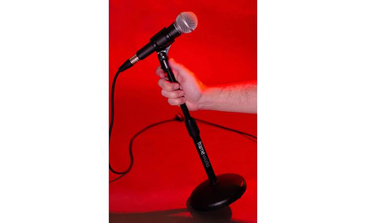 Gator Frameworks Desktop Mic Stand If you're in the moment, the stand is light enough to pick up and go for a bit