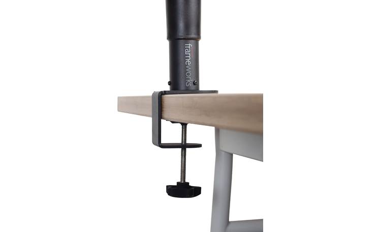 Gator Frameworks Desktop Clamp-On Studio Monitor Stands Clamps to desktop surfaces up to 2-1/4