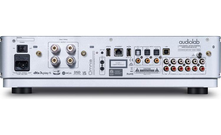 Audiolab Omnia Bountiful digital and analog inputs and outputs
