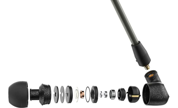 Sennheiser IE 300 Sennheiser uses a single driver with an intricately designed series of filters and air chambers in each earbud