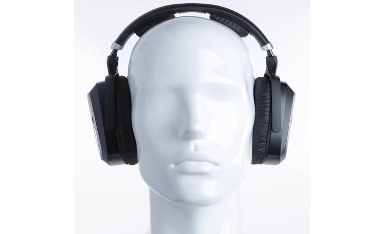 Sennheiser RS 195 Mannequin shown for fit and scale