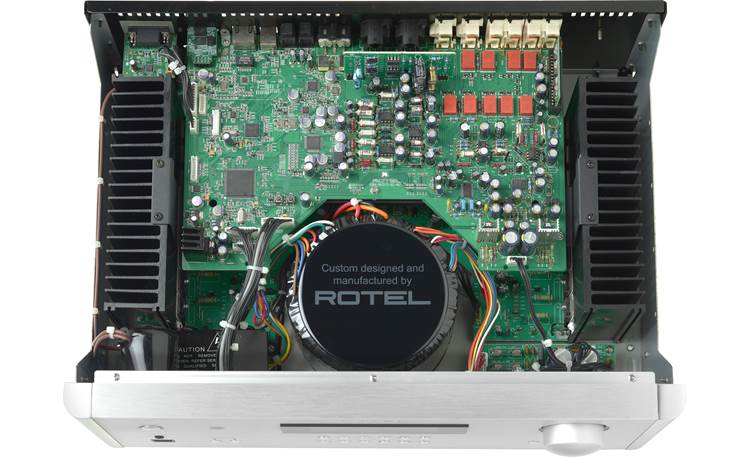 Rotel RA-1572 Class AB amplification with custom-designed toroidal transformer