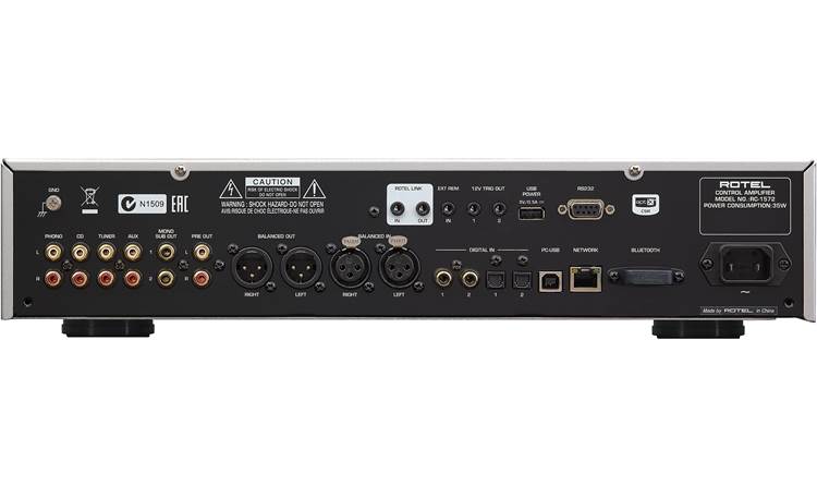 Rotel RC-1572 (Black) Stereo preamplifier with built-in DAC and