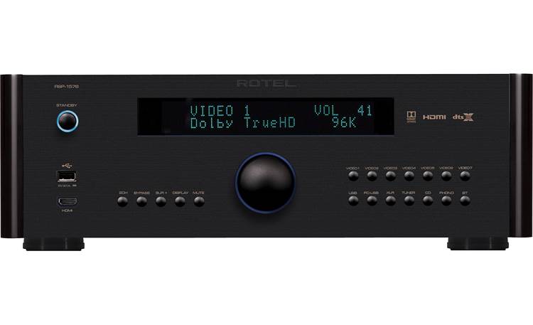 verwijderen Octrooi Ziekte Rotel RSP-1576MKII (Black) Home theater preamp/processor with 11.2-channel  processing, Dolby Atmos®, and Bluetooth® at Crutchfield