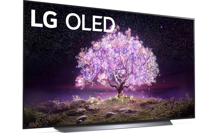 LG OLED77C1PUB Self-illuminating OLED (Organic Light Emitting Diode) display panel produces infinite picture contrast