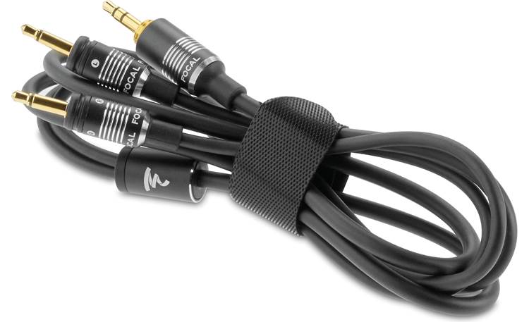 Focal Clear MG Professional Included 3.5mm mini stereo cable (shown) and coiled cable with 1/4