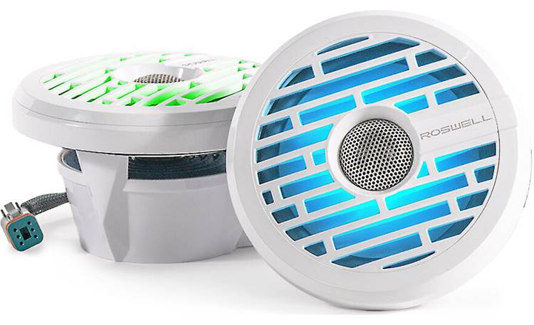 Roswell R1 6.5 marine speakers with built-in RGB LED lighting