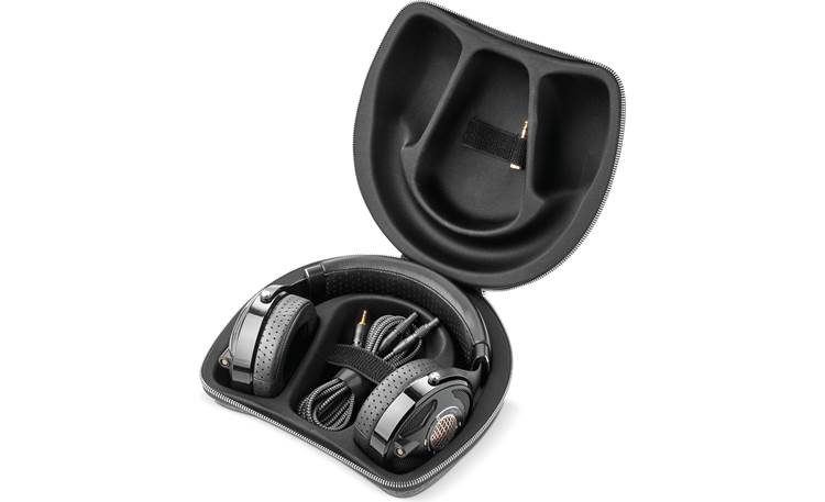 Focal Utopia Headphones and cables fit neatly into the included designer case
