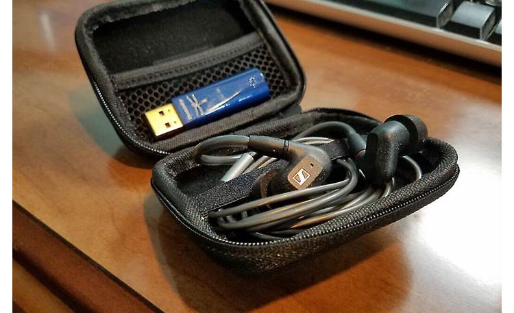 Sennheiser IE 300 With included case and AudioQuest DragonFly Cobalt DAC/amp (sold separately)