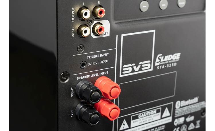 SVS SB-1000 Pro Rear-panel has both RCA and speaker level inputs