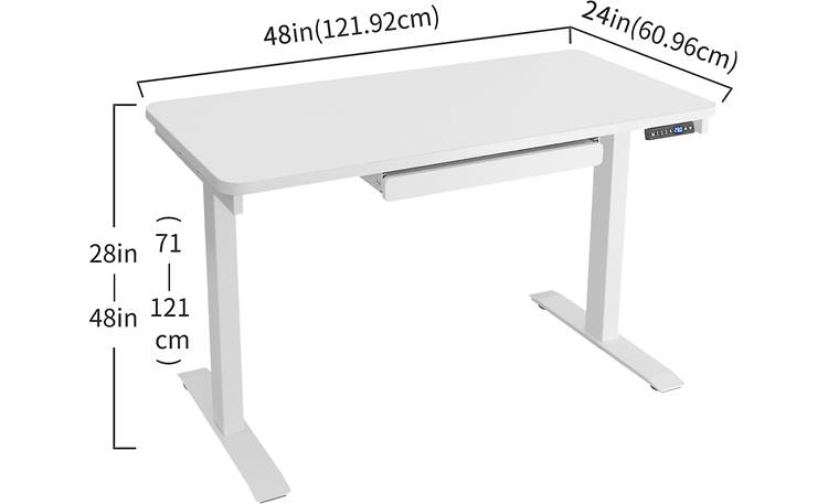Motionwise ATB48W Sit/Stand Motorized height adjustment with position presets