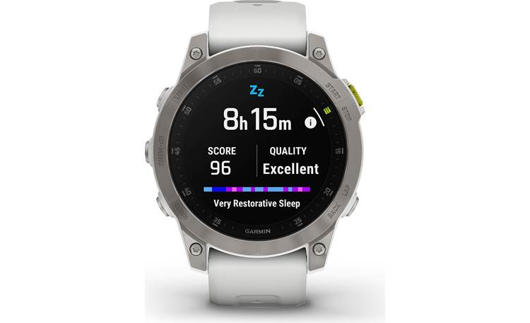 garmin epix sapphire gen 2 gps smartwatch white titanium