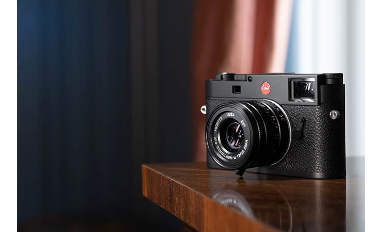 Leica M11 (no lens included) Shown in black with lens (sold separately)