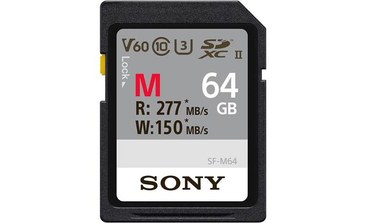 Sony SF-M Series SDXC Memory Card Front
