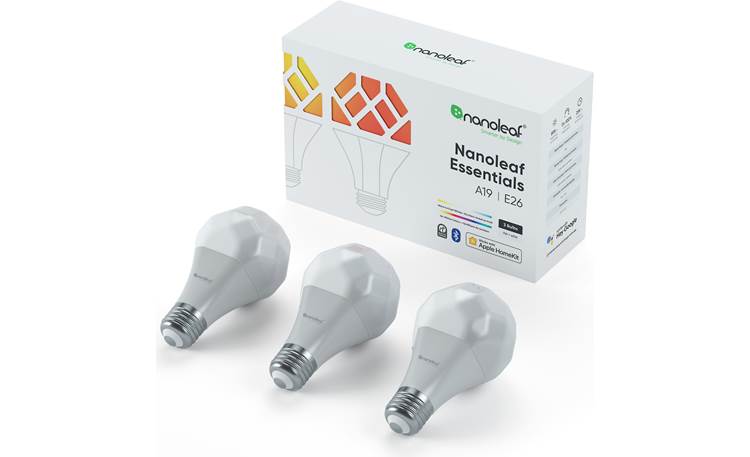 Nanoleaf Essentials A19 Bulb (1100 lumens) Standard A19/E26 bulbs fit most common light fixtures