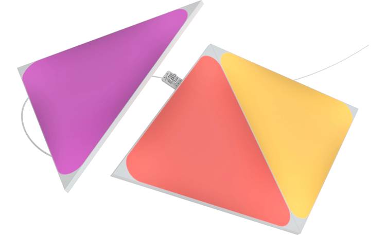 Nanoleaf Shapes Expansion Pack Three triangular panels get power and Wi-Fi connection directly from the existing system