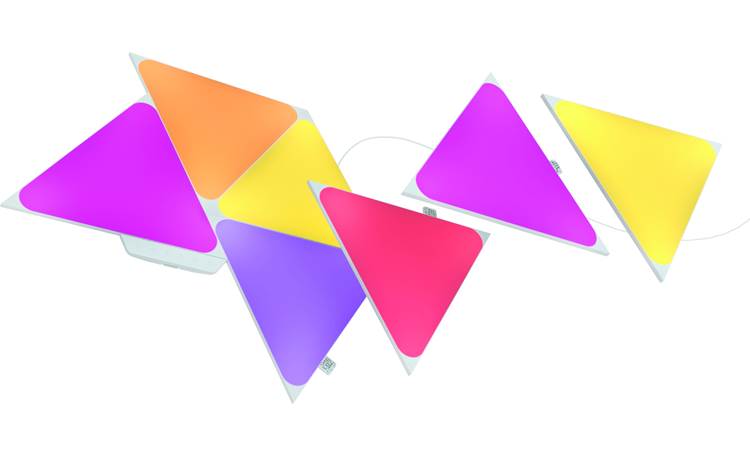 Nanoleaf Shapes Triangles Smarter Kit Adjustable brightness up to 80 lumens per panel