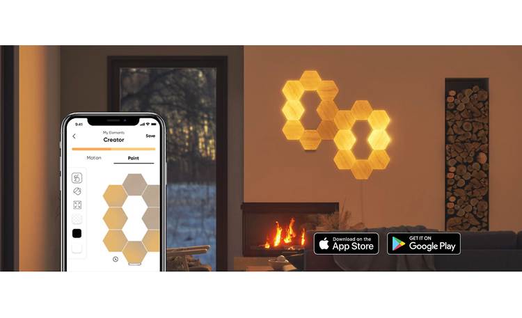 Nanoleaf Elements Smarter Kit Create your own Scenes in the app