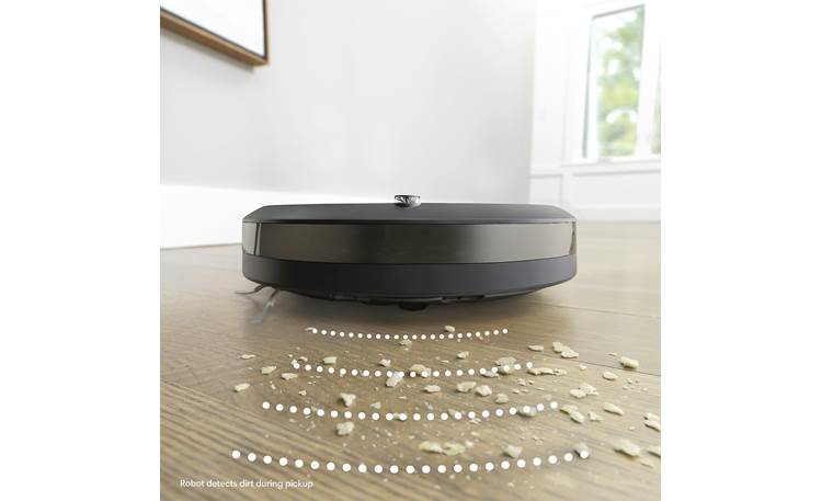 iRobot Roomba i3+ EVO with Clean Base® Dirt Detect™ sensors tell the i3+ EVO where extra cleaning is needed