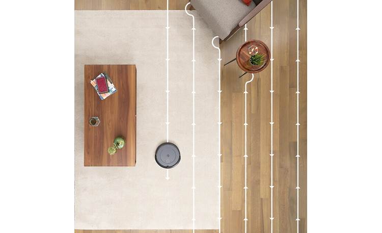 iRobot Roomba i3+ EVO with Clean Base® Navigates in neat rows, avoiding obstacles and mapping as it vacuums