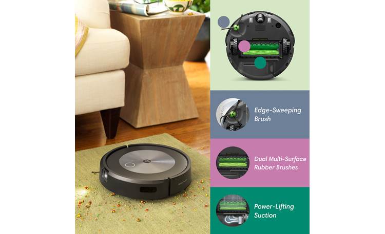iRobot Roomba j7 Patented three-stage cleaning system