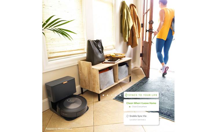 iRobot Roomba j7+ with Clean Base® Set it up to clean when you leave the house