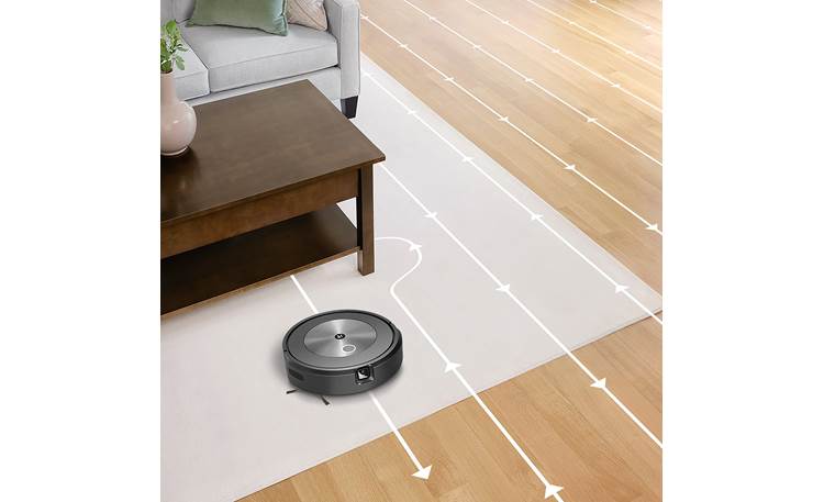 iRobot Roomba j7+ with Clean Base® Navigates in neat rows, learning your home's layout as it vacuums