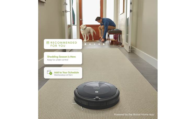 iRobot Roomba 694 Can make helpful scheduling suggestions based on the seasons