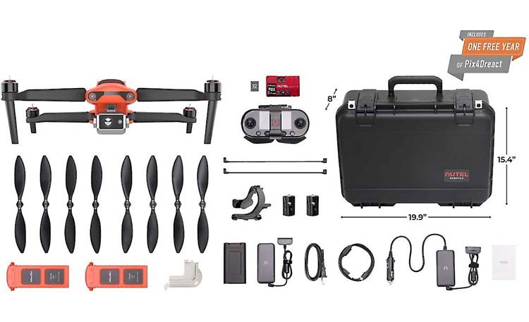 Autel Robotics EVO II Dual 640T V2 Standard Rugged Bundle Includes everything you need to keep your drone airborne longer