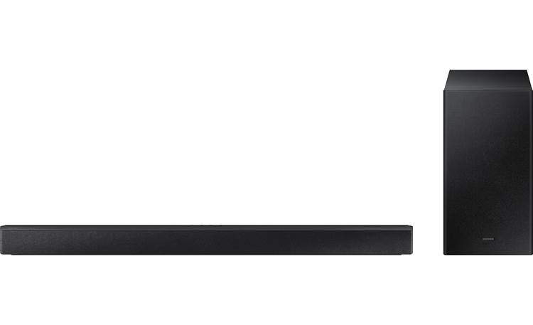 Samsung HW-Q600B Matching sound bar and sub with clean, modern look