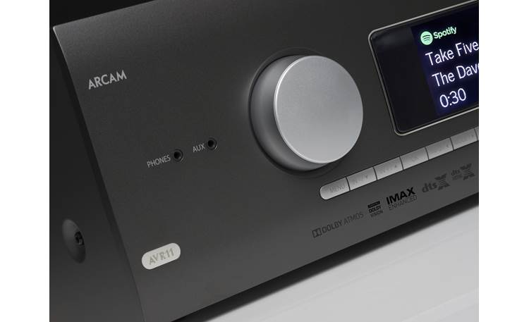 Arcam AVR11 Front-panel close-up view