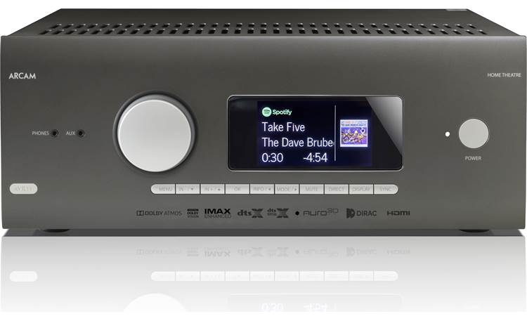 Arcam AVR11 Color front-panel display