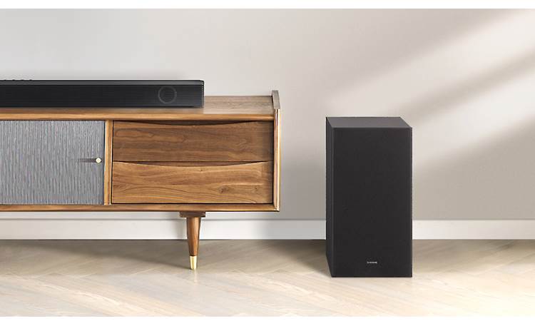 Samsung HW-B550 Compact bar and sub are easy to fit in most rooms