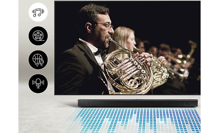 Samsung HW-B650 Adaptive Sound Lite adjusts your settings based on each scene on-screen