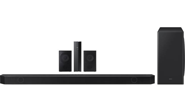 Vertolking handelaar Bruidegom Samsung HW-Q910B Powered 9.1.2-channel sound bar and wireless subwoofer  system with Wi-Fi, Apple AirPlay® 2, Dolby Atmos®, and DTS:X at Crutchfield