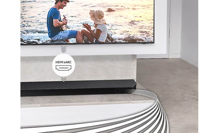 Samsung HW-Q910B Supports HDMI eARC (enhanced Audio Return Channel)