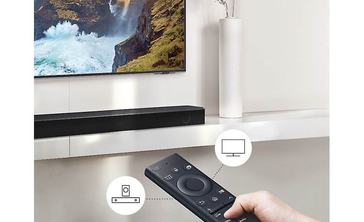 Samsung HW-Q910B Control your sound bar with the remote of select Samsung TVs