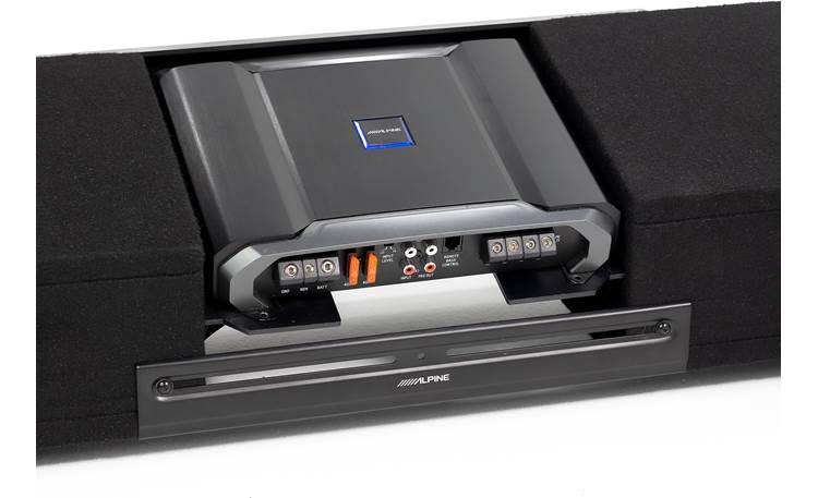 Alpine R2-DB8V-TRK Amplifier (not included) in mounting tray