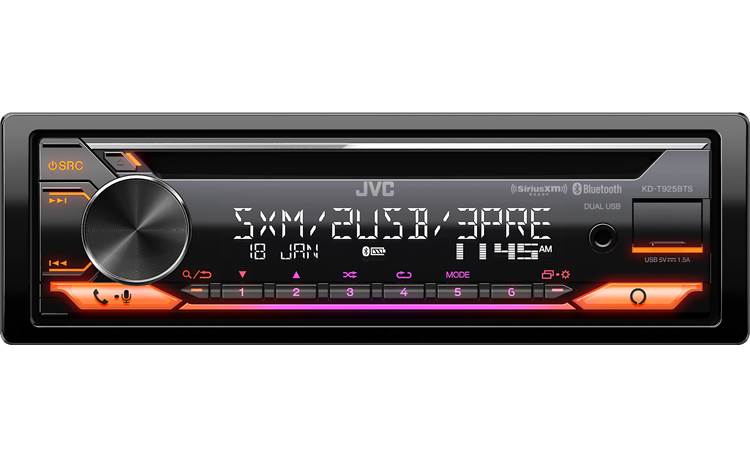 JVC KD-T925BTS Ready for all your music and variable color illumination to accent your dash