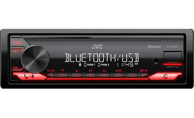 JVC KD-X280BT Stream your favorite music using this receiver's included Bluetooth