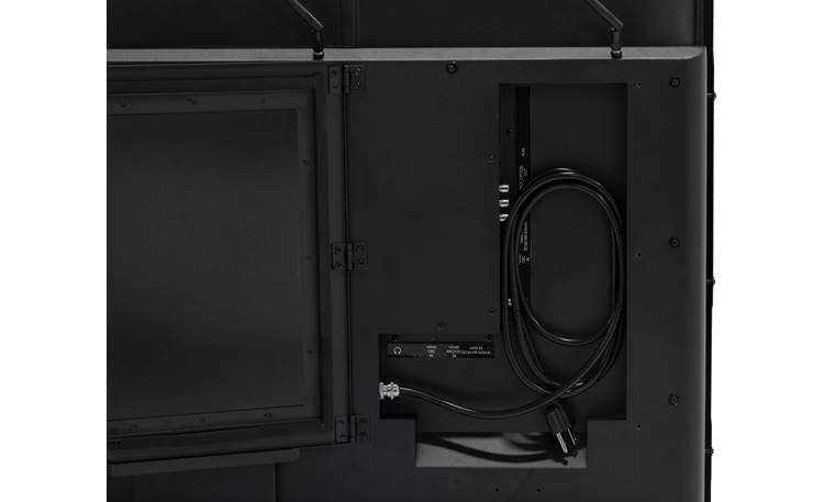 Furrion Aurora® FDUF55CSA Compartment has room for your cables when they're not in use