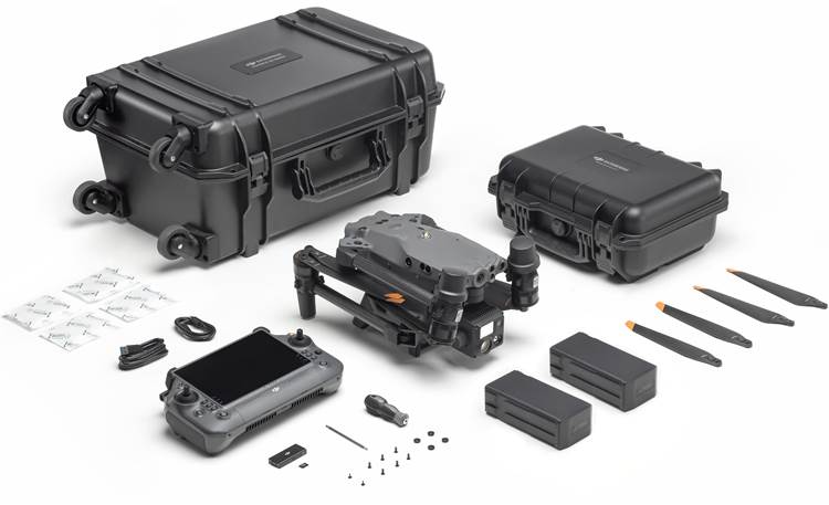 DJI Matrice 30T with Enterprise Care Basic Includes RC Plus controller, two flight batteries, battery station, and hard case