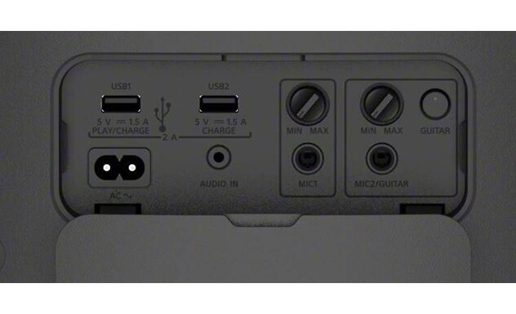 Sony SRS-XP700 Input connections detail